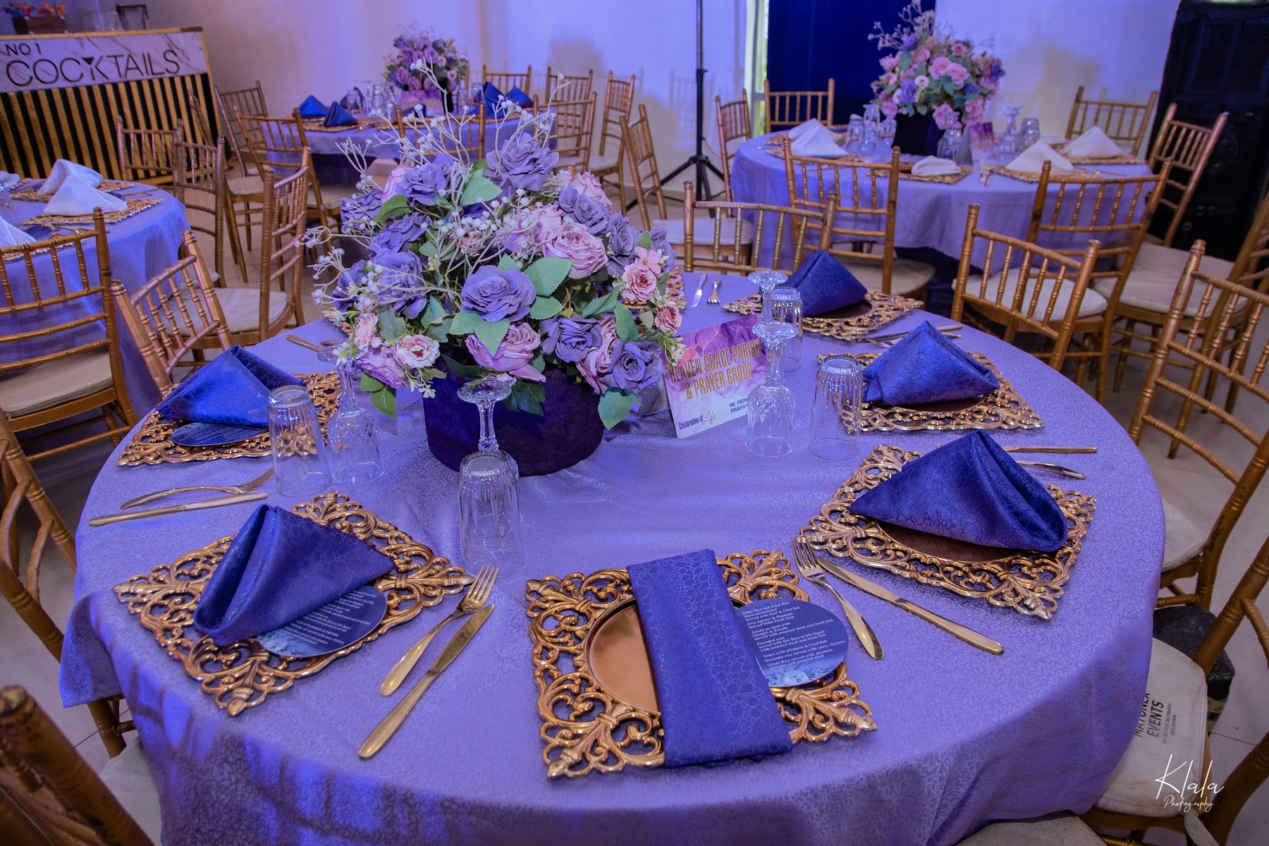 Birthday stage and dance floor setup