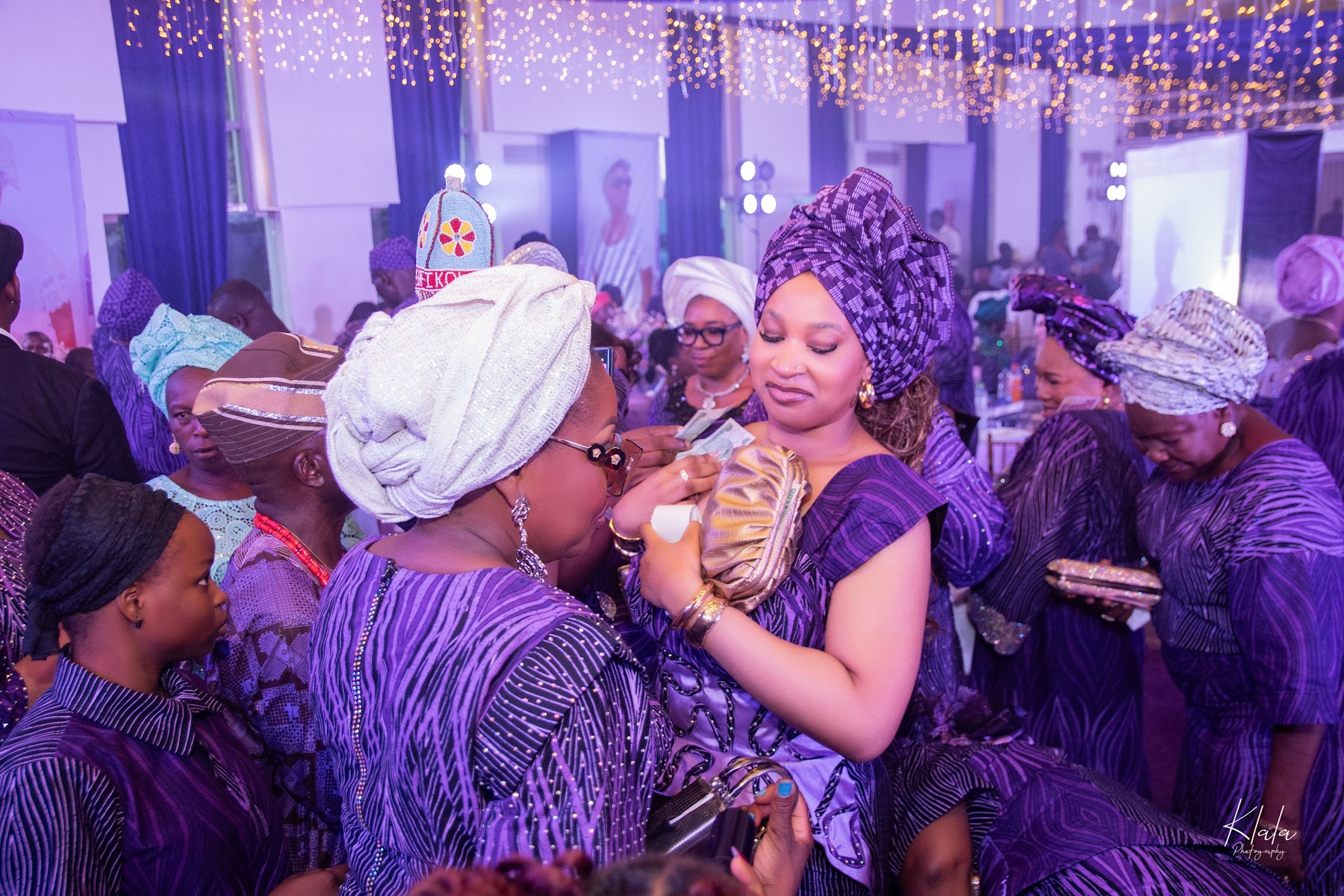 Birthday party guest moment with music