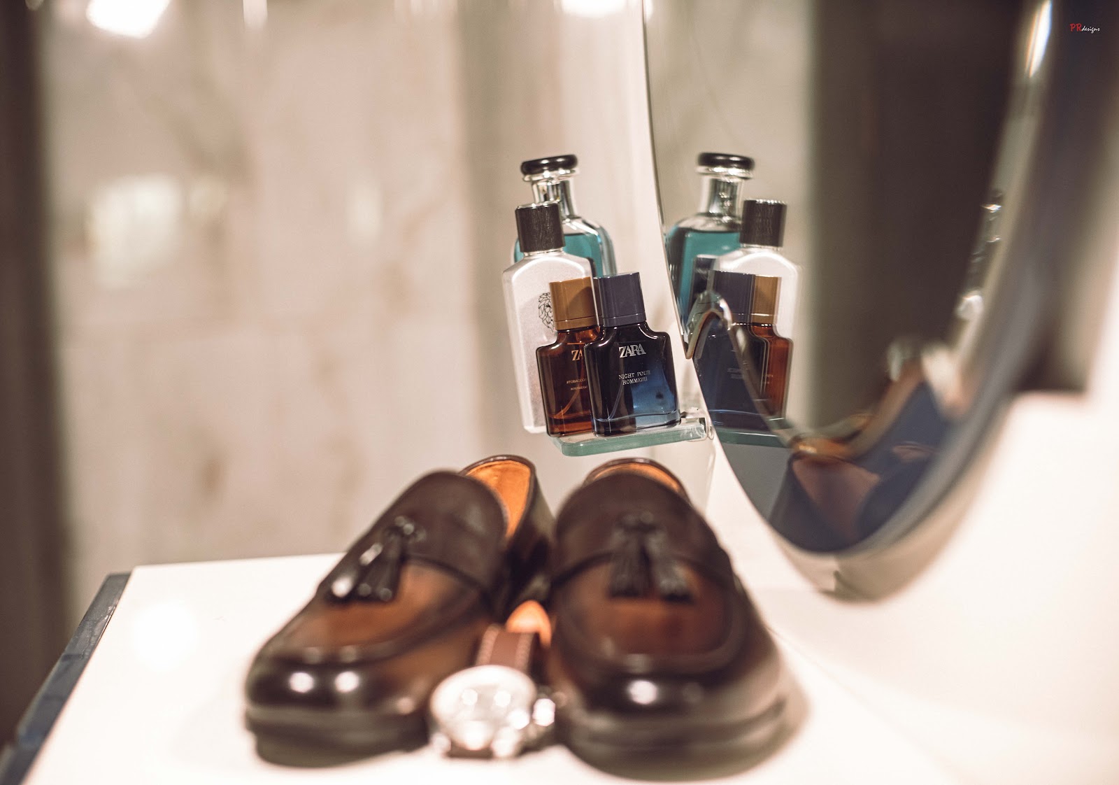Groom detail setup