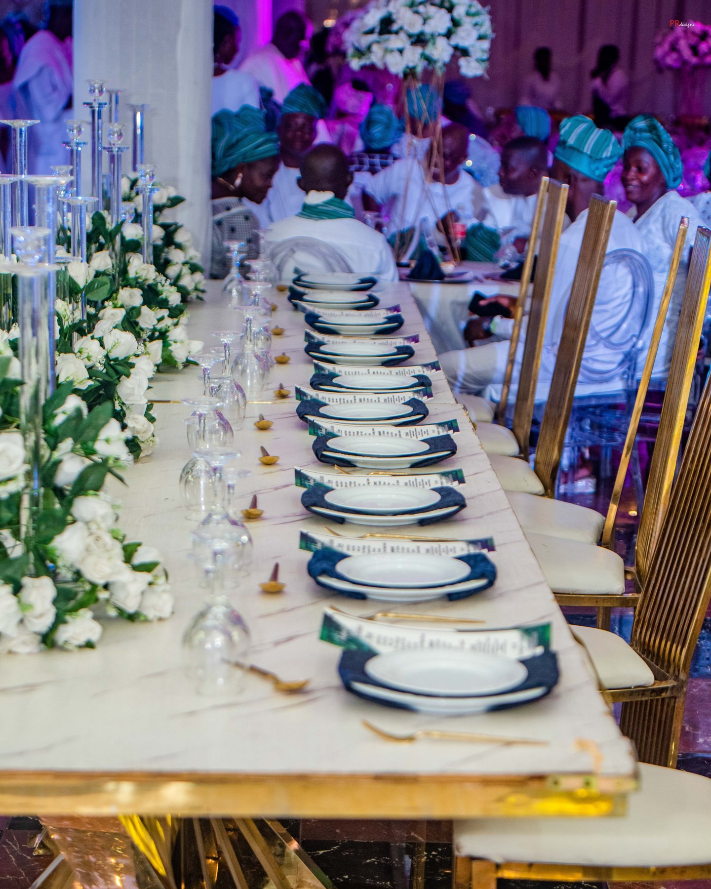 Excellent Events and Ushers staff coordinating food service