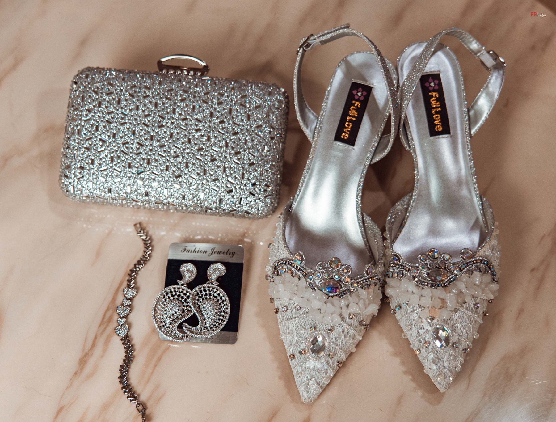 Bridal shoes and accessories